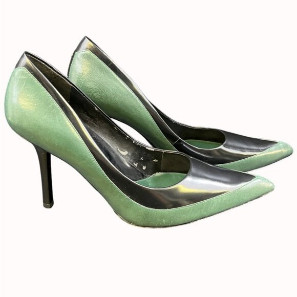 Nine West All The Way Women's Green Shoes/Heels Size 8.5M SKU 5255 - Picture 3 of 8